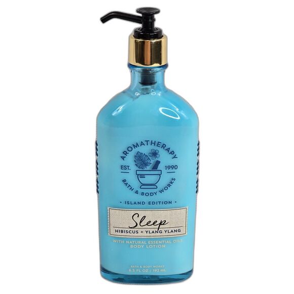 Bath & Body Works Aromatherapy SLEEP Island Hibiscus & Ylang Ylang Body Lotion - Picture 1 of 7